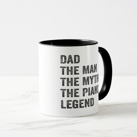 Dad the man the myth the piano legend mok (Voorkant rechts)