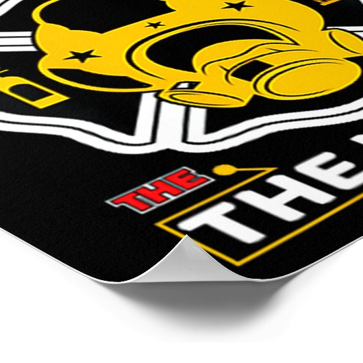 Dad The Myth Legend Fireman Gift Proud Firefighter Poster (Hoek)