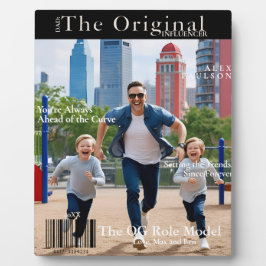 Dad: The Original Influencer' Magazine Hoesje Kaar Fotoplaat