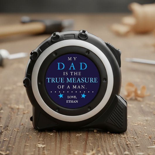 Dad The True Measure Of A Man Blue Star Rolmaat