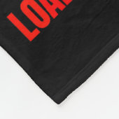 Dad To Be 2026 Dad Loading Funny New Dad  Fleece Deken (Hoek)