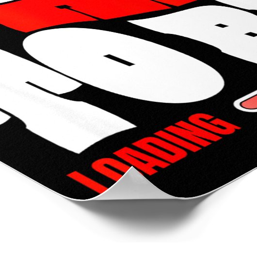 Dad To Be 2026 Dad Loading Funny New Dad  Poster (Hoek)