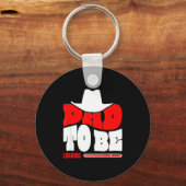 Dad To Be 2026 Dad Loading Funny New Dad  Sleutelhanger (Voorkant)