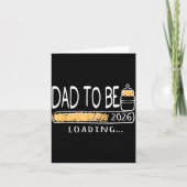 Dad To Be 2026 Loading Pregnancy Announcement New Kaart (Voorkant)