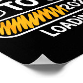 Dad To Be 2026 Loading Promoted To Daddy 1st Time  Poster (Hoek)