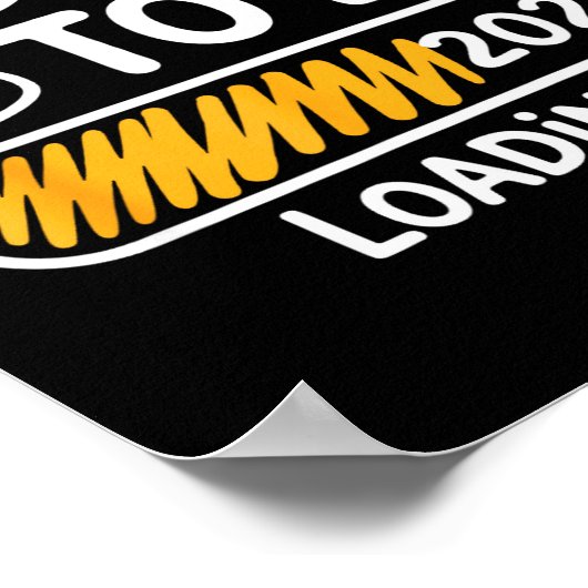 Dad To Be 2026 Loading Promoted To Daddy 1st Time  Poster (Hoek)