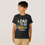 Dad To Be 2026 Loading Promoted To Daddy 1st Time  T-shirt (Voorkant volledig)