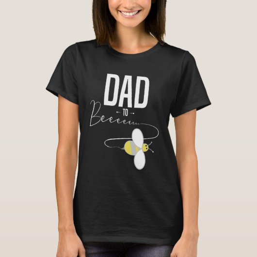 Dad To Be From Bump Fathers Day T-shirt (Voorkant)