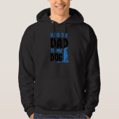 Dad To My Dog Design Dog Couple Hoodie (Voorkant)