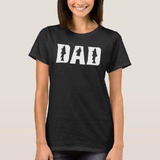 Dad Trout Gevist - Funny Daddy Bass Fisherman Fat T-shirt