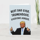 DAD TRUMP BIRTHDAY KAART (Voorkant)