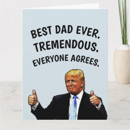 DAD TRUMP BIRTHDAY KAART