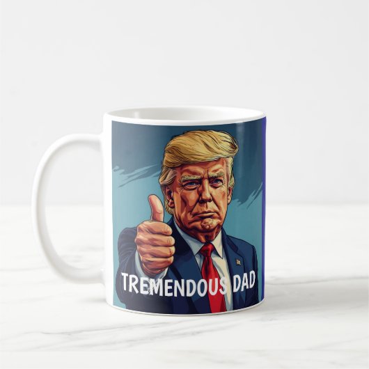 DAD TRUMP COFFEE MUG KOFFIEMOK (Links)