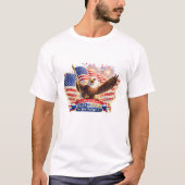dad Tshirt Blessed  Happy 250th Birthday USA! (Voorkant)