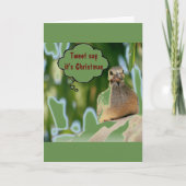 ***DAD*** "TWEEET ZEGGEN DAT HET **UW TWEEDE DAG I FEESTDAGEN KAART (Voorkant)