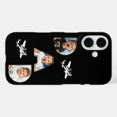 DAD Typografie, Foto Cadeaus, Zwart,Minimalistisch Case-Mate iPhone Case (Achterkant (horizontaal))