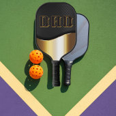 DAD Typografie Monogram Vaderdag Cadeaus Pickleball Paddle