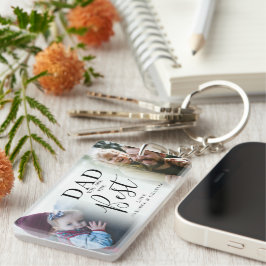 'DAD' u bent de beste 2 fotocollage Sleutelhanger