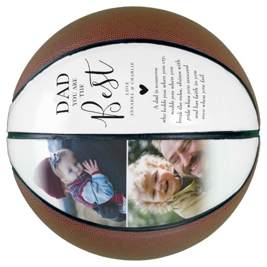 DAD "U bent de beste" fotonaam en prijsopgave Basketbal (Voorkant)