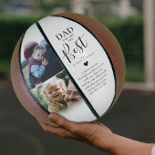 DAD "U bent de beste" fotonaam en prijsopgave Basketbal