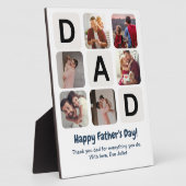 Dad Vaderdag Photo Collage Plaque Fotoplaat (Zijkant)