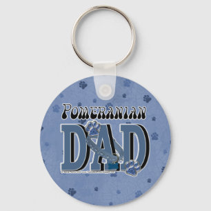DAD van Pomeranian Sleutelhanger