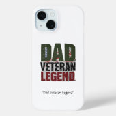 Dad Veteran Legend Case – Funny Military Gift (Achterkant)