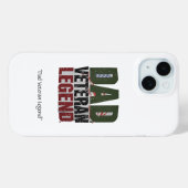 Dad Veteran Legend Case – Funny Military Gift (Achterkant (horizontaal))