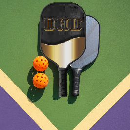 DAD Vintage Typografie Monogram Vaderdag Cadeau Pickleball Paddle