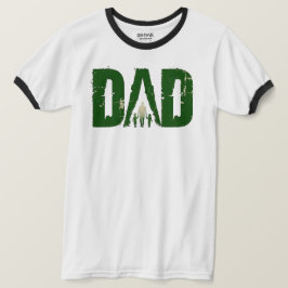 DAD Walking met Kinder Ringer T-Shirt