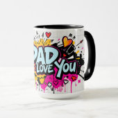 Dad, We Love You — Father’s Day Mok (Voorkant rechts)