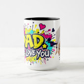 Dad, We Love You — Urban Graffiti Tribute Mok (Midden)