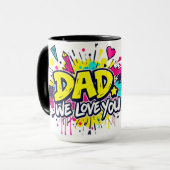 Dad, We Love You — Urban Graffiti Tribute Mok (Voorkant links)