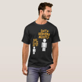 Dad What Are Clouds Made Of   Data Admin Present T-shirt (Voorkant volledig)