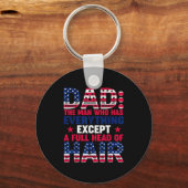 Dad Who Have Everything Except Hair Pjs Christmas  Sleutelhanger (Voorkant)