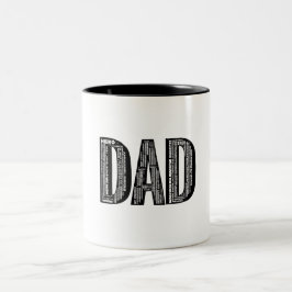 DAD Word Cloud Mok - Vaderdag Hero Gift