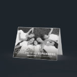 Dad You Are My Superhero Happy Father's Day Photo Kaart<br><div class="desc">Designed by fat*fa*tin. Easy to customize with your own text,  photo or image. For custom requests,  please contact fat*fa*tin directly. Custom charges apply.

----------------------------------------------------

https://www.zazzle.com/collections/mothers_and_fathers_day_collection-119865899856221553

----------------------------------------------------

www.zazzle.com/fat_fa_tin
www.zazzle.com/color_therapy
www.zazzle.com/fatfatin_blue_knot
www.zazzle.com/fatfatin_red_knot
www.zazzle.com/fatfatin_mini_me
www.zazzle.com/fatfatin_box
www.zazzle.com/fatfatin_design
www.zazzle.com/fatfatin_ink</div>