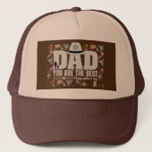 Dad You are the Best Design Trucker Pet (Voorkant)