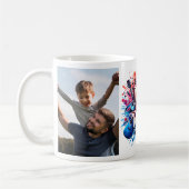 Dad You Rock Custom Foto's Muziek Koffiemok (Links)