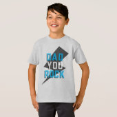 Dad You Rock Kinder Shirt (Voorkant volledig)