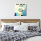 DAD ZAL JE OOIT GEdicht WETEN Canvas Afdruk (Insitu (Slaapkamer))