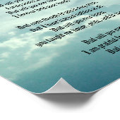 DAD ZAL JE OOIT GEdicht WETEN Poster (Hoek)