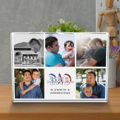 DAD Zoon & Dochter Quote Fotocollage Familienaam Fotoblokken