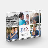 DAD Zoon & Dochter Quote Fotocollage Familienaam Fotoblokken (Links)