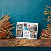 DAD Zoon & Dochter Quote Fotocollage Familienaam Fotoplaat (Zijkant)