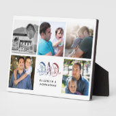 DAD Zoon & Dochter Quote Fotocollage Familienaam Fotoplaat (Zijkant)