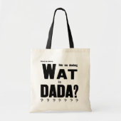 DADA ART AVANT GARDE THEO VAN DOESBURG TOTE BAG (Voorkant)