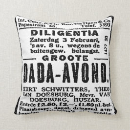 DADA ART NEWSPAPER ADVERT VAN 1920 KUSSEN