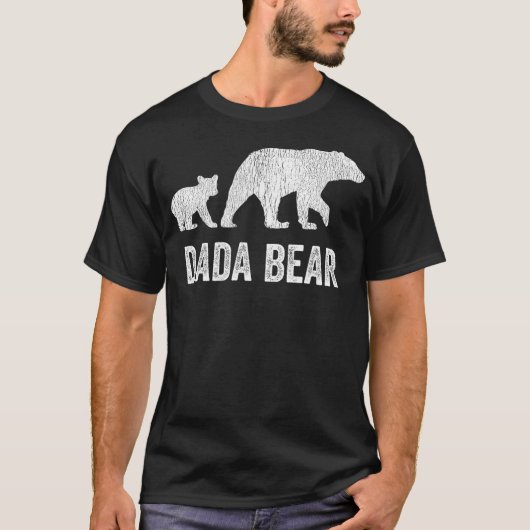 Dada Bear Matching Family Camping Trip Bear Cub Fu T-shirt (Voorkant)