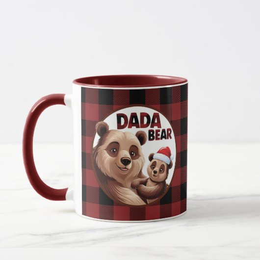 Dada Beer Baby Beer Kerst - Beste papa cadeau Mok (Links)